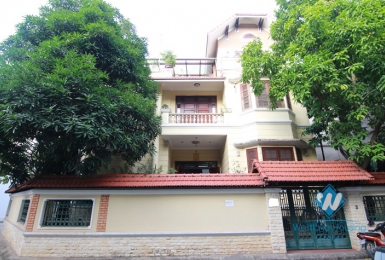 A 600 sqm villa with garden yard and terrace available for rent in Tay Ho